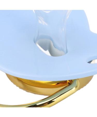 Hyuduo Heart Shape Baby Pacifier - Rhinestone Soft Nipple for Boys & Girls (Blue) | Newborn Essential - Buy Online on GoSupps.com