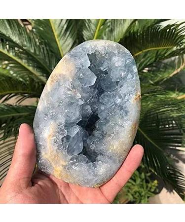 850g-1000g Natural Stones Blue Celestine Geode raw Crystals Clusters 1pc Chakra Reiki Balancing