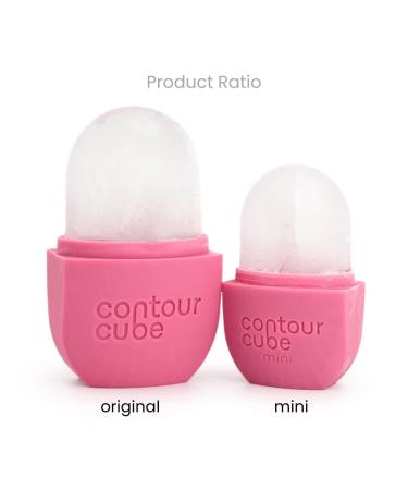 Contour Cube Mini - Revolutionary Ice Roller for Sculpting & De-Puffing | Compact Face Massager & Ice Mold | Original Pink Skin Care Tool for Daily Use & Travel - Buy Online on GoSupps.com