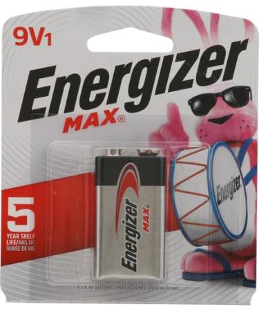 Energizer 522BP 9V Alkaline Battery - Quantity 12
