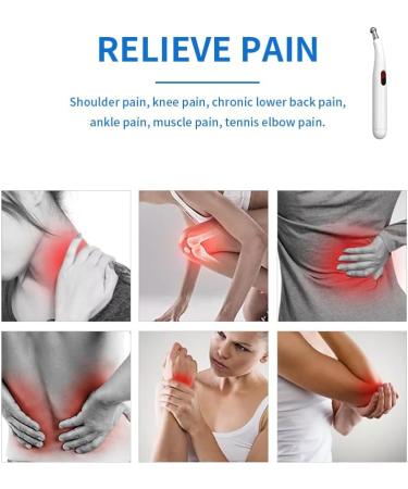 Rechargeable Acupuncture Pencil Therapy Chalk - Pain Relief Acupoints Detector with 5 Massage Heads - Buy Online on GoSupps.com