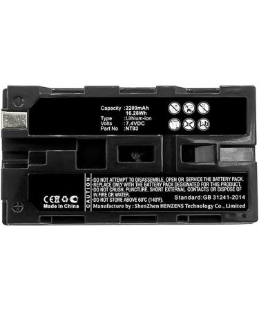 Synergy Digital Equipment Battery for JDSU Test-Um Validator NT99 | Ultra High Capacity 2200mAh Li-ion Replacement for JDSU NT93 - Buy Online on GoSupps.com