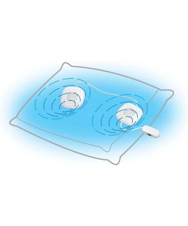 Sound Oasis Dual Pillow Speaker with Volume Control - Ideal for MP3 Music and Tinnitus Relief - Buy Online on GoSupps.com