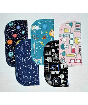 2 Ply World Of Science Washable Kids Lunchbox Napkins - 8x8 inches 5 Pack - Little Wipes (R) Flannel - Buy Online on GoSupps.com