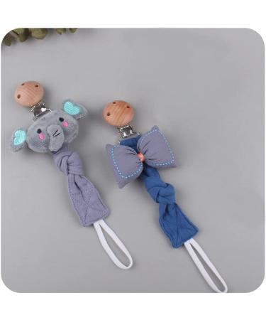 Ibeafilly Pacifier Band with Beech Wood Clip - Personalized Pacifier Chain for Girls | Triangular Cloth Sucker - Ideal Baby Gift - Buy Online on GoSupps.com