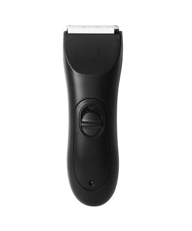 Men Body Hair Trimmer with Ceramic Cutting Heads Waterproof Rechargeable Adjustable Body Groomer for Full Body
