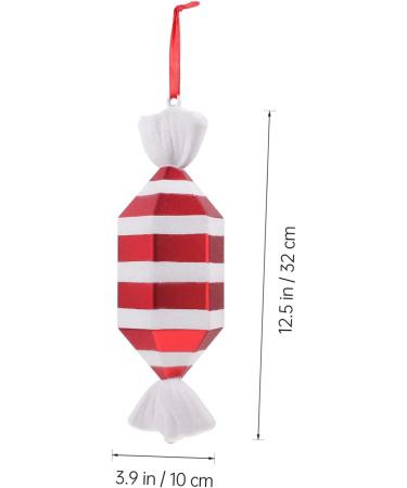 PRETYZOOM 1pc Outdoor Christmas Tree Home Decor Candy Christmas Ornaments Chic Pendant Props Supplies Painted - Buy Online on GoSupps.com