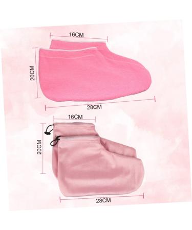 2paires Et Couvre Th rapie Paraffine Ensemble De Couleur Rose Pour Soins Domicile Et Salon - Buy Online on GoSupps.com