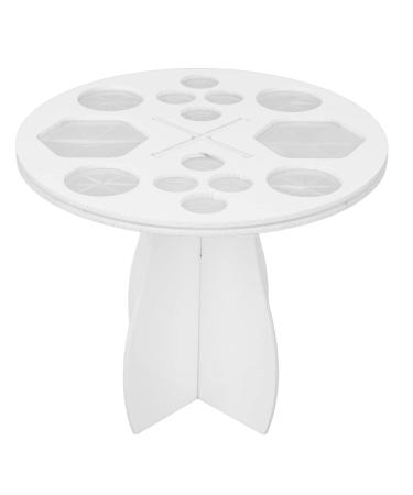 Buy Makeup Brush Drying Rack - 14 Holes Multifunctional Makeup Brush Holder (White) - International Shipping Available - Buy Online on GoSupps.com