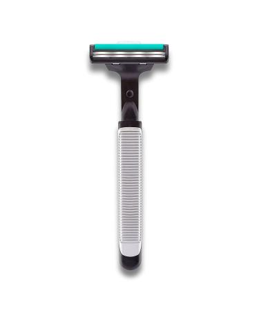 Teelek - Vector Plus Razor Handle with 2 Blade Refill Cartridge Shaver Handle 1 PCS