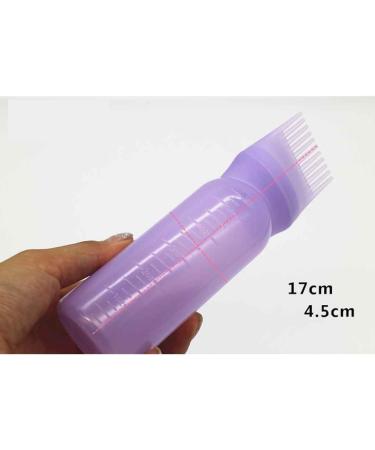 KODAA New Hair Dyeing Oil Treatment Shampoo Cream Oil Bottle Coloring Applicator Brush Dispensing Tooltip 120ML Purple - Buy Online on GoSupps.com