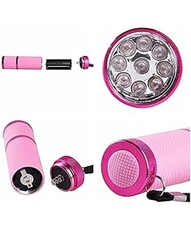 Meitawilltion 9 LED Mini UV Nail Dryer for Gel Nails - Portable Pink Nail Lamp for Nail Art - Buy Online on GoSupps.com