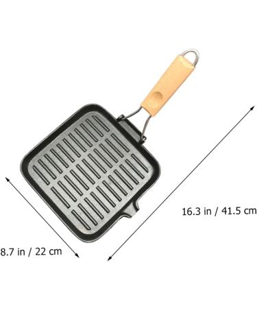 ABOOFAN Frying Pan Kitchen Grill Pan Outdoor Cooking Pot Stainless Steel Baking Pans Nonstick Grill Pan Mini Pan Outdoor Cooking Pan Japanese Frying Pot Gas Stoves Steak - Buy Online on GoSupps.com