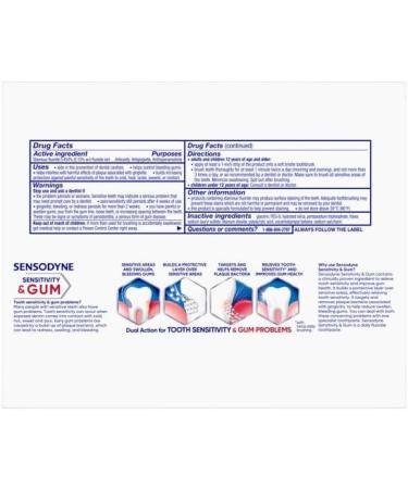 Buy Sensodyne Sensitivity & Gum Toothpaste - Mint Flavor for Adults (3.4 oz) - Fast International Shipping - Buy Online on GoSupps.com