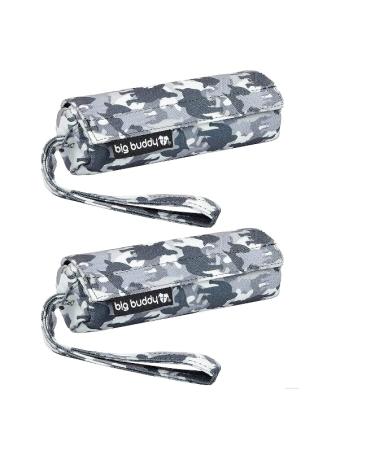 big buddy canvas food dummy food bag for dogs retrieving dummy for dog training (2 x Camo Gray)