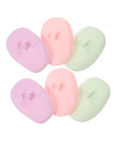 IWOWHERO 3 Pairs Silicone Earmuffs Ear Cover for Heat Ear Cover Reusable Ear Caps Hair Salon Ear Shower Caps Ear Muffs Make up Ear Covers Keep Warm Hair Coloring Products