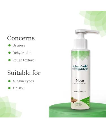 Kulsum's Kaya Kalp Moon Face Cleansing Milk For Clean & Clear Skin 100 ml - Buy Online on GoSupps.com