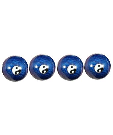 Healvian 2 sentences Chinese massage balls health balls massage balls for the hands baoding balls train Baoding balls health care handball fitness mx2pcs bluex2st
