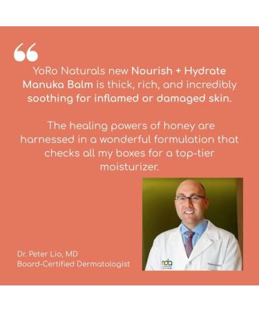 Nourish + Hydrate Manuka Balm - Skin Soothing Ointment for Sensitive Dry Skin Made in USA Honey Eczema Relief Natural Psoriasis Moisturizer & Eczema Balm for Face and Body (2.34oz) 2.34 Ounce - Buy Online on GoSupps.com
