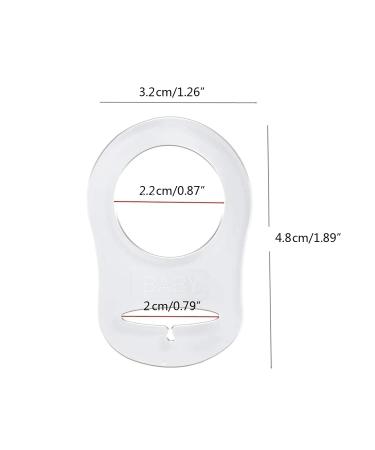 Buy 12pcs Soft Silicone Baby Pacifier Clips & Adapter Rings Holder for MAM Pacifiers - Durable & Safe Nipple Rings - Buy Online on GoSupps.com