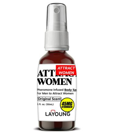 LAYOUNG Attract Women Pheromone Infused Body Spray Stronger For Men Formula