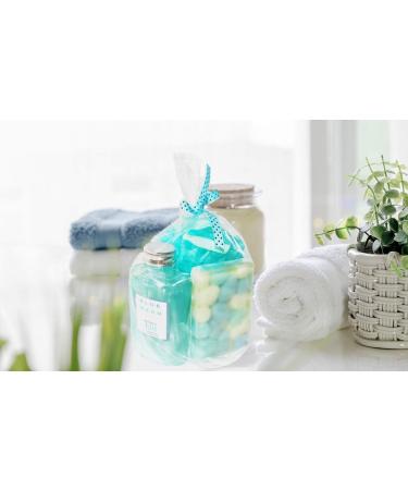 Bath Gift Set | Glycerin Soap Mesh Sponge & Seaweed Cream - Perfect Spa Gift for Her Him & Teens - Buy Online on GoSupps.com