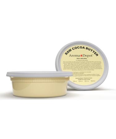 Aroma Depot 8 oz Raw Cocoa Butter Unrefined - 100% Natural Pure for Skin, Body, Hair Care - Reduces Fine Lines, Wrinkles, Eczema, Psoriasis - DIY Body Butter Lotions Creams - 8 Ounce - Buy Online on GoSupps.com