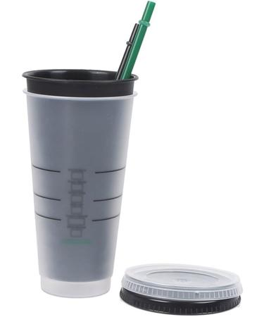 Nail Clippers 1pc Straw Cup Drink Black and White Straw Mugs with Lid Tumbler Matte Coffe Cup with Straw(Black) - Buy Online on GoSupps.com