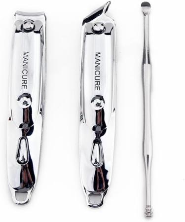 Nail Clipper Set Premium Stainless Steel Fingernail and Toenail Clipper Cutters Sharp Effortless Nail Clippers Set for Men & Women - Buy Online on GoSupps.com