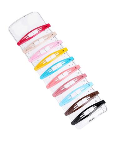 Beaupretty Accessories hair clips for kids black hair clip black barrettes bangs hair clip Pure Color Barrettes Kids Barrettes Girls Snap Hairpins child hair accessories Kids