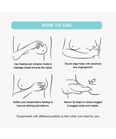 Cubble Warming Lactation Massager - Relieves Clogged Ducts and Engorged Breasts | Breastfeeding Cream - Buy Online on GoSupps.com