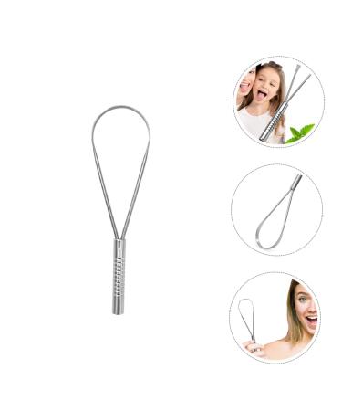 GLEAVI Stainless Steel Tooth Scraper Brush - Adult & Child Mouth Cleaner for Fresh Oral Hygiene | International Shipping Available - Buy Online on GoSupps.com