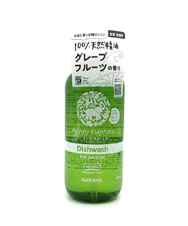 Saraya Happy Elephant Vegetable/Dishwashing Liquid Refresh Body 300ml