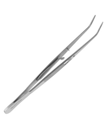 London College Cranked Tweezers with Lock | Stainless Steel Precision for Perfect Tweezing | International Shipping Available - Buy Online on GoSupps.com