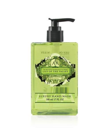 AAA Floral - Lily of the Valley - Luxury Moisturizing Hand Wash  Enriched with Shea Butter - 500 ml / 17 fl oz