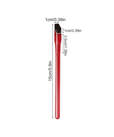 4D Brow Brush Set | Wild Eyebrow & Fiber Angled Eyeliner Brushes | Natural Nylon Bristles Applicator | Perfect for Eyebrow Shaping & Birthday Gifts - Buy Online on GoSupps.com