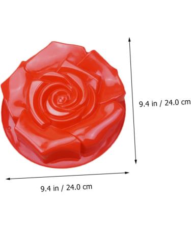 OUNONA 3pcs Rose Cake Mold Large Flower Tart Mini Flan Molds for Baking DIY Silicone Pie Baking Pan Silicone Soap Homemade Soap Molds Simple Mold Silicone Rose Silica Gel Manual Paper Cup 24X24X5CMx3pcs - Buy Online on GoSupps.com
