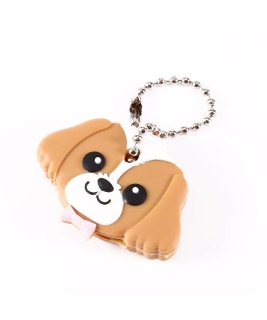 Key Identification Covers Cute Super Funky Dog with Bow Tie Key Identification Key Covers