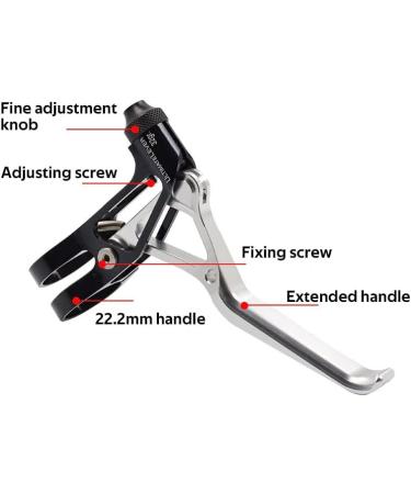 Bibike Ultralight 4-Finger Aluminum Alloy Brake Lever - Silver - Buy Online on GoSupps.com