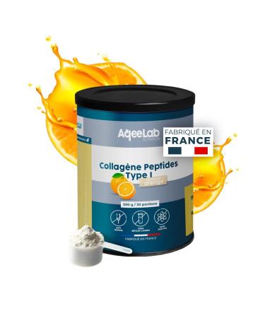 Peptan Collagen Peptides Proven quality patented product Joints & Tendons Tested in independent laboratory Made in France AqeeLab Nutrition: the eco-friendly brand (300 g Orange)