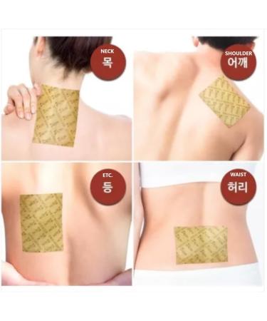Korea Herbal Power Glu Red Ginseng Patch (Blue Version) - 2 Package/40 Heat Patches (5.2" x 3.7") - Buy Online on GoSupps.com