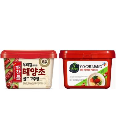 Chung Jung One Korean Hot Chilli Pepper Paste Gochujang Assorted 500g (Pack of 4) Choose Any 4 Customised Flavours - Buy Online on GoSupps.com