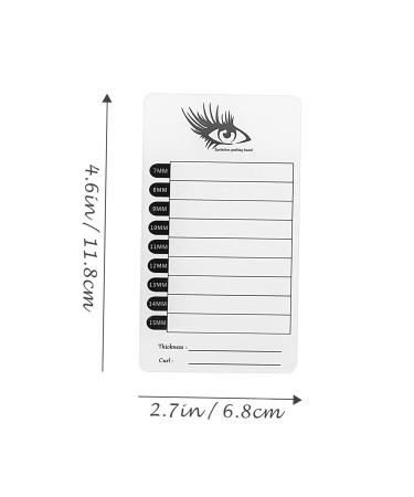 5pcs Eyelash Display Board - Eyelash Extension Tray & Organizer for Beauty Salons | False Eyelashes Holder & Storage Tool - Buy Online on GoSupps.com
