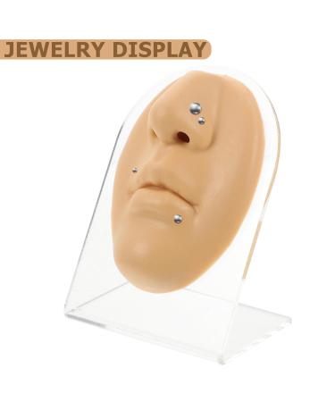 1 Set Nose Mouth Model for Piercing Practice - Fake Face Simulation for Nose and Facial Piercing Training - Buy Online on GoSupps.com