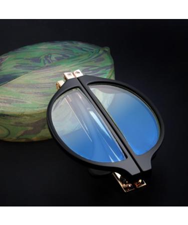 Portable Folding Half Moon Reading Glasses | Blue Light Blocking | Anti Glare 3.5x Readers for Men & Women - Shop Now - Buy Online on GoSupps.com