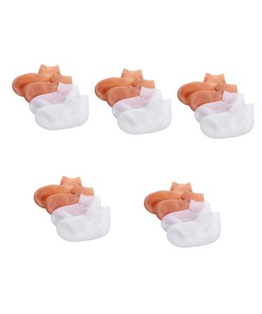 10 Pairs Exfoliating Moisturizing Socks Lotion Socks Heel Protector Socks Aloe Infused Socks for Women Foot spa Socks Beauty Socks Foot Care Socks Dedicated Women's sebs Gel