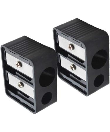 UM Professional Double Hole Cosmetic Pencil Sharpener | Ideal for Eyebrow Lip Liner & Eye Pencils | Perfect for Home School & Office - Buy Online on GoSupps.com