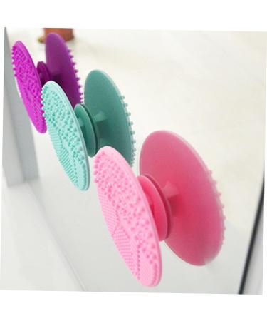 DOITOOL Makeup Brush Cleaner Pad Makeup Brush Washing Mat Silicone Makeup Cleaning Brush Scrubber Makeup Brush Cleaner Brush Cleaner Silicone Makeup Brush Cleaner Accessories Round 10*10cm Green - Buy Online on GoSupps.com