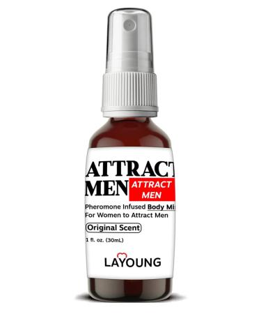 LAYOUNG Attract Men Pheromone Infused Body Spray For Women Formula