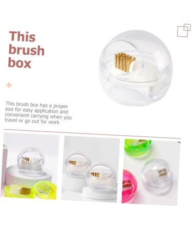 FRCOLOR 2 Sets Grinding Head Cleaning Box Nail Bit Cleaner Nail Bits for Nail Drill Nail Drill Bits Cleaner Wire Brush and Nylon Brush Manicure Supplies Nail Supplies Steel Wire Plastic - Buy Online on GoSupps.com